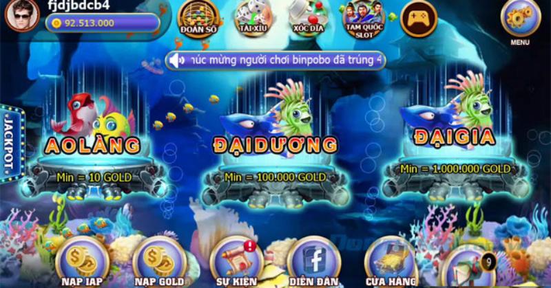 Thiết kế game "Bắn cá Tiên"